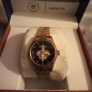 Invicta yellow gold watch